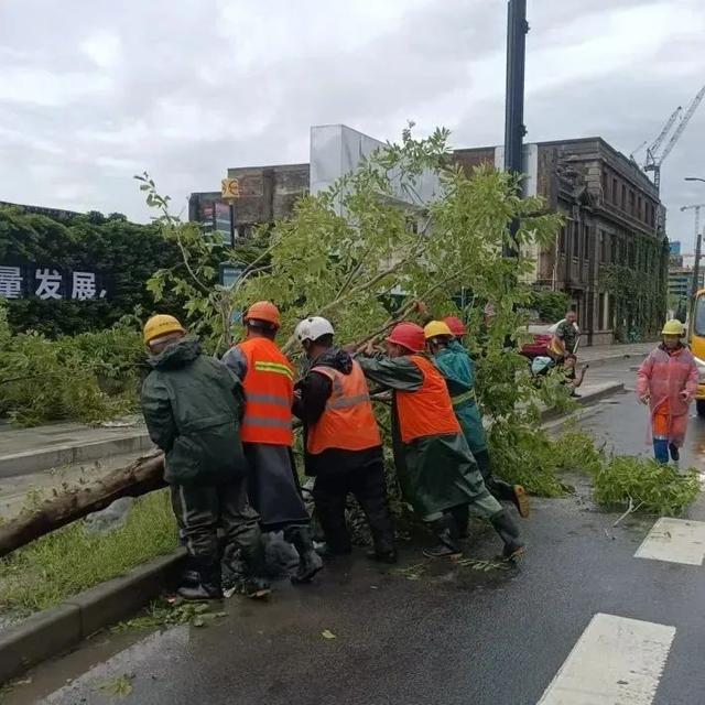 Kaiyun体育网站：台风“二连击”来自杨浦区的他们直面风雨、坚定守护！(图6)