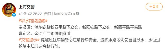 上海浦东、奉贤破降雨历史纪录！暴雨致积水严重水闸全开、泵车出动！334所学校停课！紧急提醒(图5)