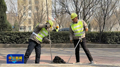 孝义市政公司:彻底清理下水井淤泥倡导市民共同维护文明排水环境(图1)