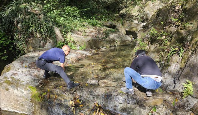 远安县这个村的干部徒手清淤解村民用水困难(图1)