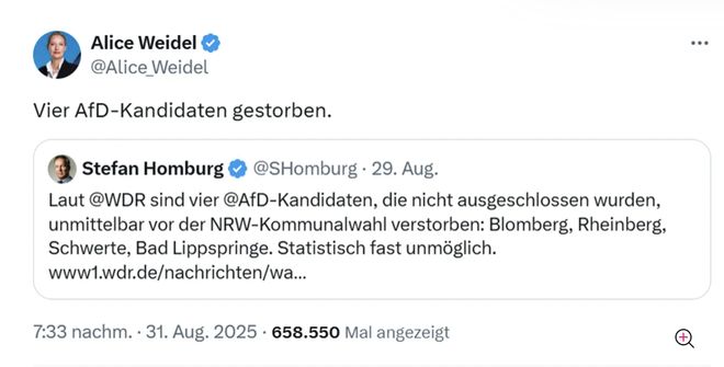 德国选择党6名候选人接连死亡警方：死因无任何疑点(图4)