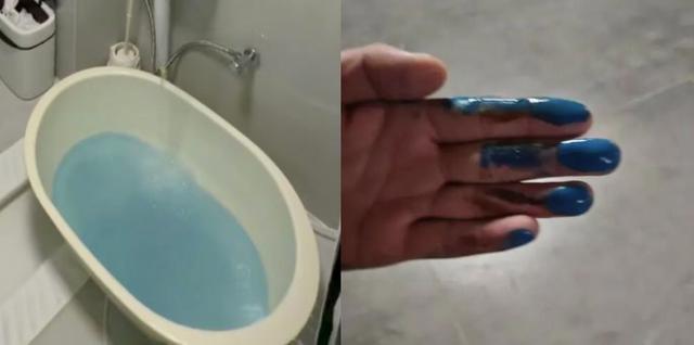 贵州一小区自来水变蓝8个月拆卸的管道内发现油漆状物质20多人检出身体异常回应(图8)