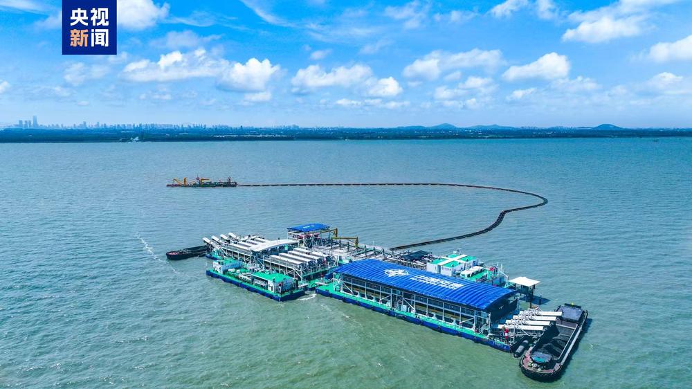 零占地零二次污染世界首创清淤平台太湖投用(图2)